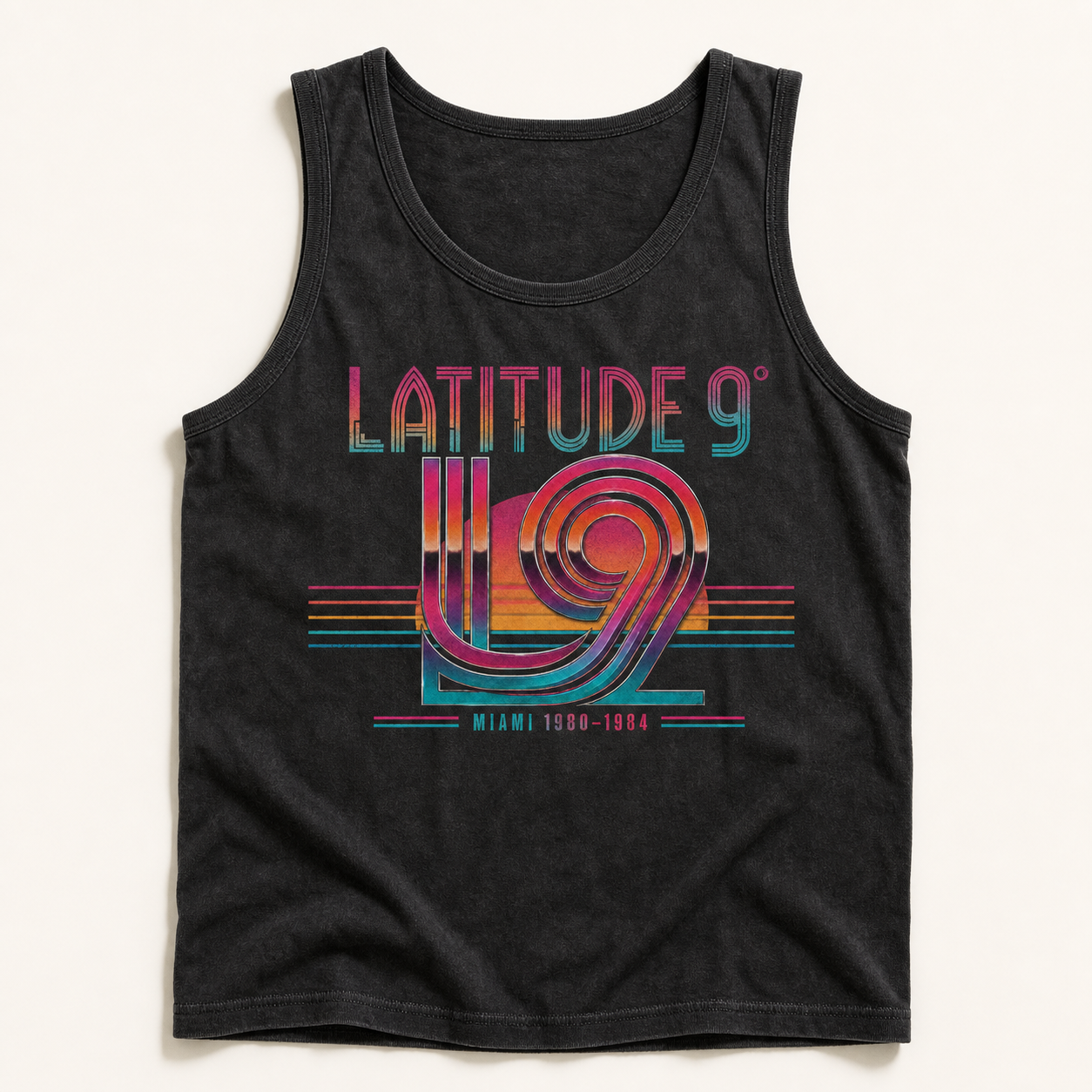 Latitude 9 Miami 1980–1984 Tank in Miami After Dark